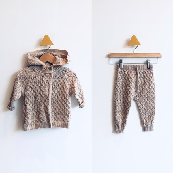 Rylee + Cru Cable Knit Set (6-12M)