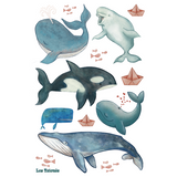 Whales - Temporary tattoos