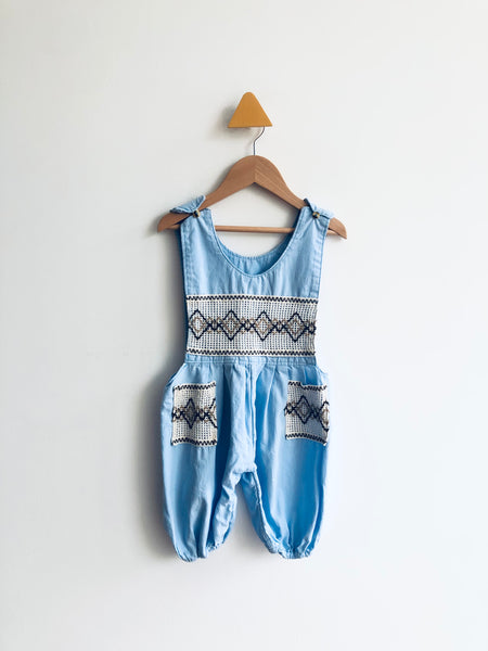 Handmade Embroidered Romper (2Y)