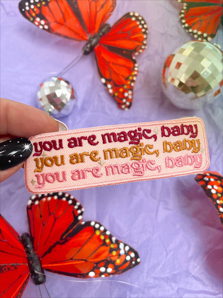 You Are Magic Baby Embroidered Iron On Patch Gift Boho Cute