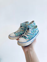 Converse Floral Elastic Lace High Tops (8 Toddler)