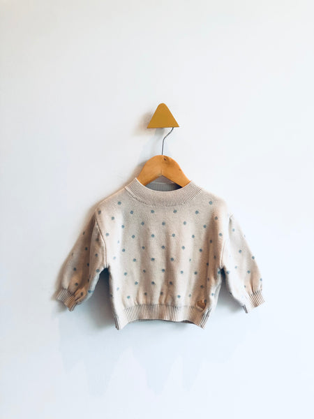 Souris Mini Polka Dot Sweater (small marking) (9-12M)