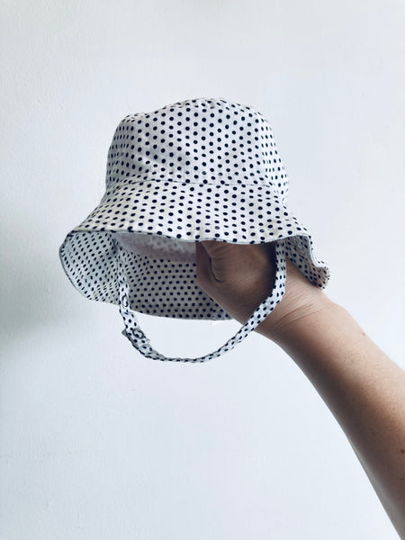 Tirigolo Polka-Dot Sun Hat (6m)