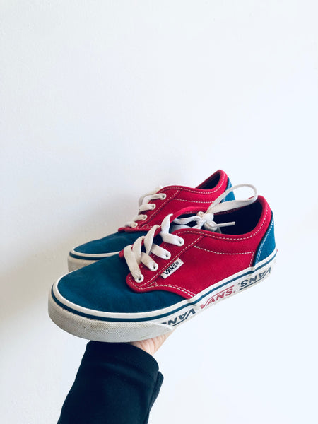 Vans Colour Block Lace-Up Sneakers (1 Youth)