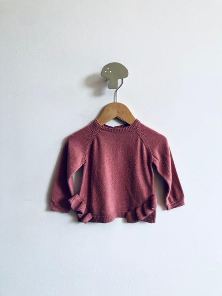 ZARA Ruffle Sweater (6-9M)