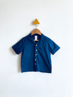 H&M Linen Blend Button Down Shirt (1.5-2Y)