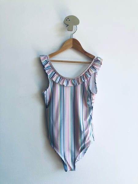Gap Stripe and Ruffle Swimsuit (12-13Y)
