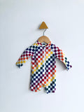 Old Navy Rainbow Checkerboard Swimsuit (0-3M)