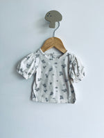 Jessica Simpson Floral Balloon Sleeve Top (3-6M)