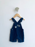 Carters Patched Overall Shorts (9M)