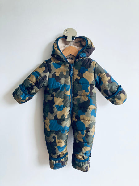 Noppies Sherpa Lined Camo Snowsuit (4-6M)