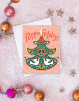 Hippie Holidays Card